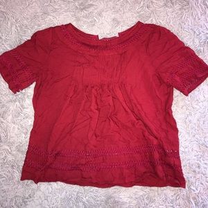Abercrombie and Finch Red top